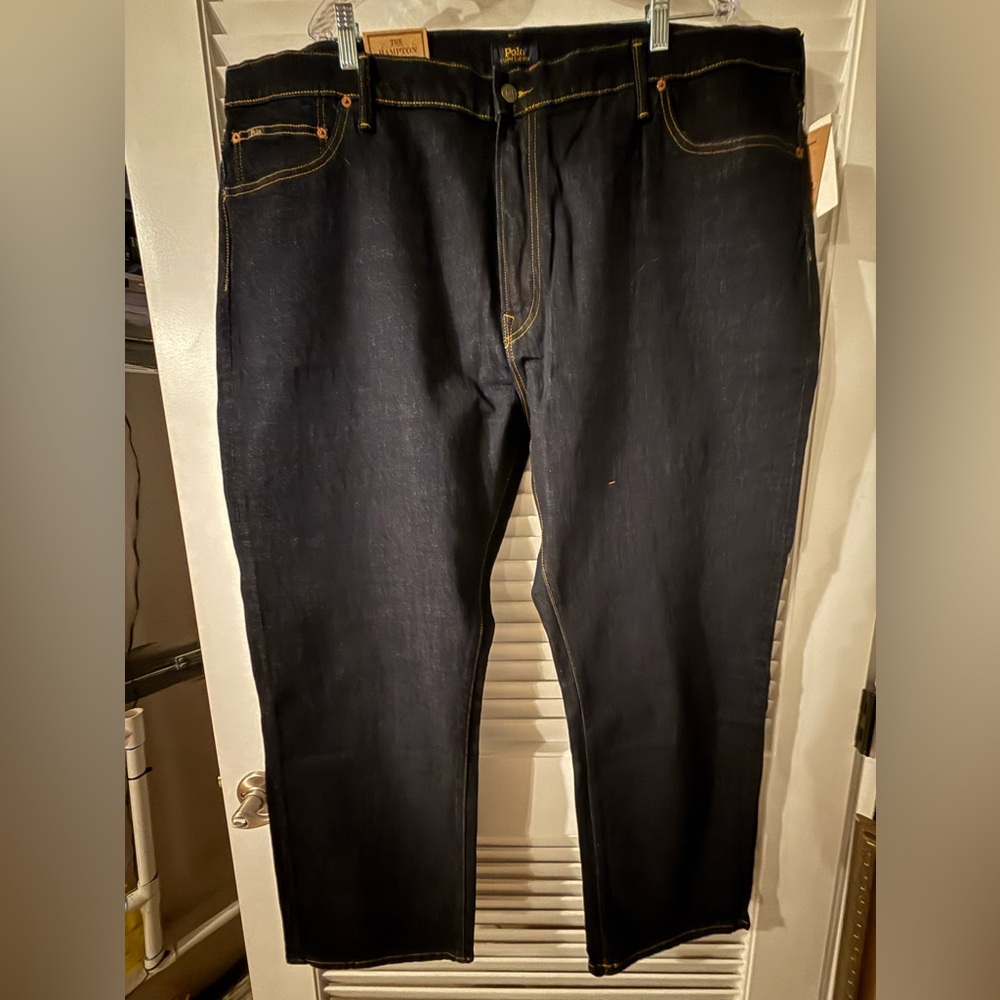 Polo Ralph Lauren Men's Deep Blue Relaxed Jeans